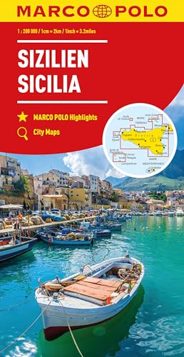 MARCO POLO Regionalkarte Italien 14 Sizilien 1:200.000 von MAIRDUMONT